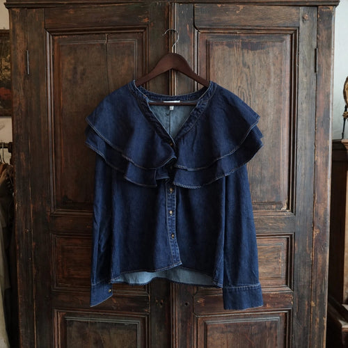 Blusa Tejana Con Volantes