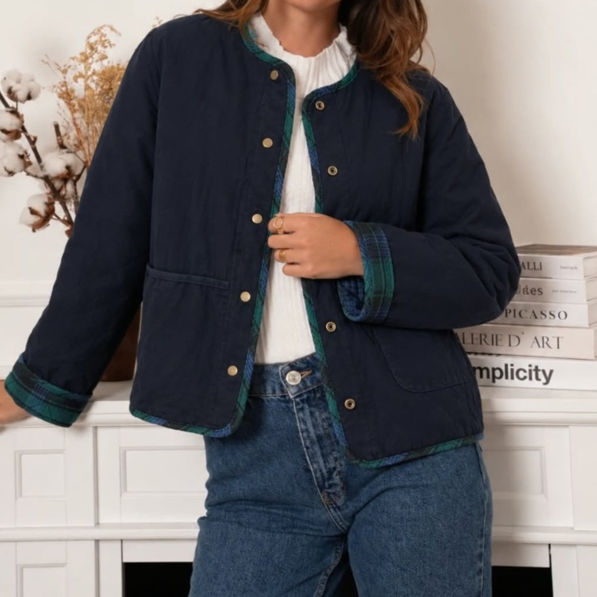 Chaqueta Acolchada Reversible