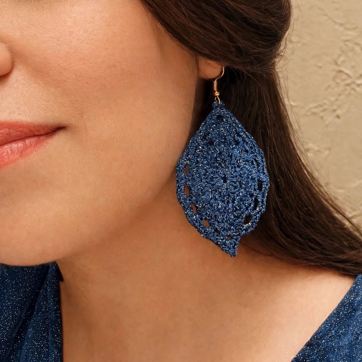 Pendientes De Crochet Hechos A Mano